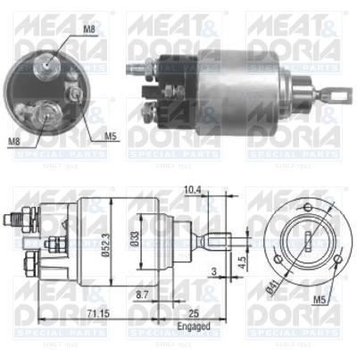 Solenoid Switch, starter
